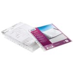 Elba rf 208608 pochette perfore a soufflet polypropylne transparent a4 lot de 10 import royaume uni ...
