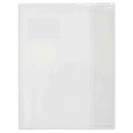 Elba lot de 3 protge - cahiers pvc 12 / 100me 24x32 transparent incolore a l'unit
