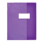 Elba lot de 3 protège - cahiers pvc 150 strong line 17x22 cm translucide violet Elba lot de 3 protège - cahiers pvc 150 strong line 17x22 cm translucide violet