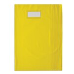 Elba lot de 3 protge - cahiers styl'sms a4 (21x29, 7 cm) pvc 120 avec porte - etiquette jaune