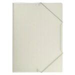 Elba 33490fl lot de 10 chemises en plastique a elastiques transparent format a4 0, 05 mm capacit� 50 ...
