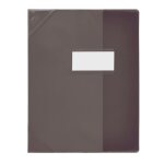 Elba lot de 5 protège - cahiers pvc 150 strong line 17x22 cm translucide noir Elba lot de 5 protège - cahiers pvc 150 strong line 17x22 cm translucide noir