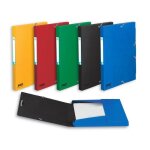 Elba boite boston - 24x32 cm - dos 25 mm - couleurs assorties