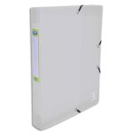 Elba bote de classement 2nd life 24x32cm pp 7 - 10e coloris incolore, dos 4cm, capacit 300 feuilles ...