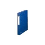 Elba chemise boite de classement eurofolio dos de 40 mm bleu