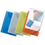 Elba chemise a �lastiques image + , avec pochette a4, verte