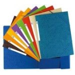 Elba chemise a lastique top file, a4, en carton, vert clair