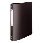 Elba classeur a anneaux memphis format a4 polypropylne dos de 40mm noir