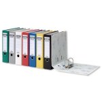 Elba classeur rado brillant, largeur de dos: 80 mm, rouge