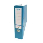 Elba ? classeur rado top levier recouvert en polypropyl�ne / papier, f�, l80 mm, couleur turquoise