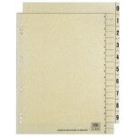 Elba intercalaires, chamois, 240 x 300 mm, en carton dur,