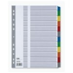 Elba jeu intercalaires carte mylar a4 12 onglets