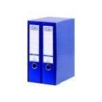 Elba mdulos rado top classeur a levier 80 mm a4 pour 570 feuilles bleu (pack de 2)