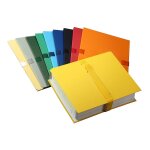 Elba pack de 10 chemises a sangle extensibles 24 x 32 fermeture velcro assortis