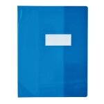 Elba prot�ge - cahier pvc 150 strong line 17x22 cm translucide bleu