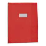 Elba prot�ge - cahier school life 17 x 22 cm pvc opaque 15 / 100e, coins + porte - etiquette. 4 coloris ...