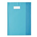 Elba protge - cahier styl'sms 24x32 cm pvc 120 avec porte - etiquette bleu turquoise