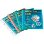 Elba prot�ge documents vario - zipp 20 pochettes (max 40) personnalisable transparent incolore