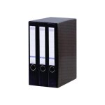 Elba rado top classeur a levier 80 mm a4 pour 570 feuilles noir (pack de 3)