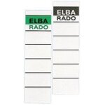 Elba �tiquette de dos pour classeur, courte, blanche,