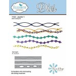 Elizabeth craft designs ``bijoux`` die, en mtal, gris