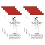 Elve lot de 10 blocs maitre d'hotel 75x150mm 50 feuillets autocopiant dupli Elve lot de 10 blocs maitre d'hotel 75x150mm 50 feuillets autocopiant dupli