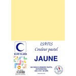 Elve pqt de 252 sous - chemises 60 g 220 x 310 mm isatis coloris pastel jaune Elve pqt de 252 sous - chemises 60 g 220 x 310 mm isatis coloris pastel jaune