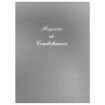 Elve registre condoleances gris 23 pages + garde