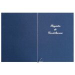 Elve registre cordeliere condoleances bleu 23 pages + garde