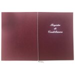 Elve registre cordeliere condoleances bordeaux 23 pages + garde