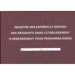 Elve registre des entr�es / sorties ehpad 21 x29, 7 cm horizontal 96p