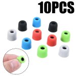 Embouts multicolores pour ecouteurs intra - auriculaires, 10 pi�ces, etui en mousse a m�moire de forme, ...