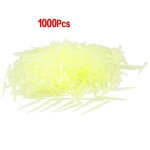 Embouts de pipette pour liquide de laboratoire, 1000 pices, jaune clair, 200ul