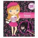 Emma en france - avec 5 cartes a gratter scintillantes, 5 cartes a colorier et 1 pique en bois