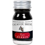 Encre pour stylos plume - calligraphie - cacao du br�sil - herbin - flacon 10ml