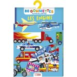 Les engins : 80 gommettes autocollantes