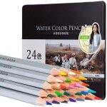 Ensemble de 72 crayons de couleur pour aquarelle, pr� - aff�t�s, pour dessin artistique, pour colorier, ...