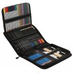 Ensemble de 74 crayons de croquis professionnels pour artistes dbutants et professionnels, fournitures ...