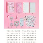 Ensemble de bloc - notes licorne spirale a6, joli carnet de notes en papier pour agenda hebdomadaire, ...