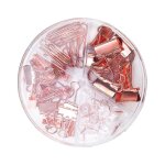 Ensemble de bureau tendance en or rose - organiseur el�gant 4 pi�ces pour le bureau, la maison, l'�cole ...