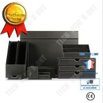 Ensemble de classeur ensemble de combinaison de bureau d'affaires en cuir bo�te de rangement porte - ...