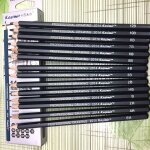 Ensemble de crayons de dessin professionnels en bois, 14 pices / lot, hb 2b 3b 12b, crayons en graphite ...