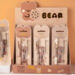 Ensemble de crayons mécaniques caramel, dessin animé kawaii, avec gomme a crayon, mignon, fournitures ... Ensemble de crayons mécaniques caramel, dessin animé kawaii, avec gomme a crayon, mignon, fournitures ...