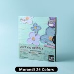 Ensemble de crayons pastel a l'huile douce, dessin professionnel pour enfants, artistes et etudiants, ...