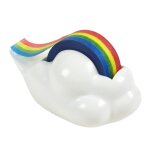 Ensemble distributeur de ruban adh�sif motif nuage arc - en - ciel, fournitures de bureau r�utilisables, ...