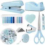 Ensemble de fournitures de bureau, kit d'accessoires de bureau, distributeur de ruban adh�sif, dissolvant ...