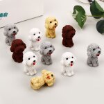 Ensemble de jeu de figurines d'animaux 3d pour enfants, gommes pour enfants, gommes pour chiens, gommes ...
