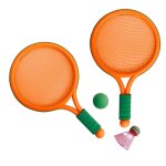 Ensemble de jouets pour enfants, sports de plein air, tennis, badminton, raquette, balle, jeu interactif ... Ensemble de jouets pour enfants, sports de plein air, tennis, badminton, raquette, balle, jeu interactif ...