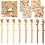 Ensemble papeterie capybara, 66pcs ensemble de fournitures scolaires de animal, cartoon stickers stylos ...