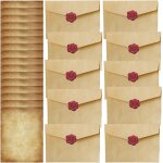 L'ensemble de papeterie vintage papier, papier a lettre avec enveloppe, 16 papier a lettre kraft vintage ... L'ensemble de papeterie vintage papier, papier a lettre avec enveloppe, 16 papier a lettre kraft vintage ...